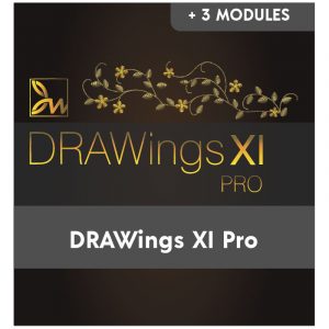 Logiciel de broderie DRAWINGS XI PRO + 1h00 Installation / Prise en main