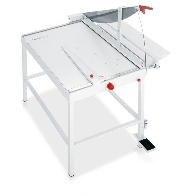 Cisaille professionnelle IDEAL 1080 sur stand (Long. de coupe: 800 mm)
