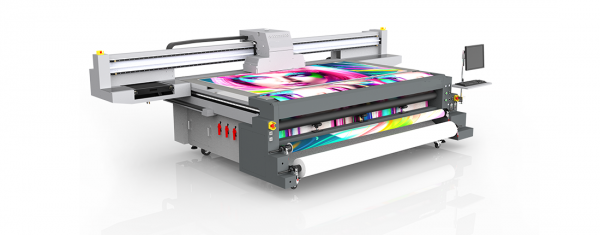Table d'impression UV à plat + Rouleau JETPRINTER PR2512