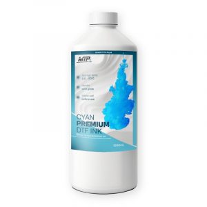 Bouteille d'encre d'1 litre DTF MTP Premium Cyan
