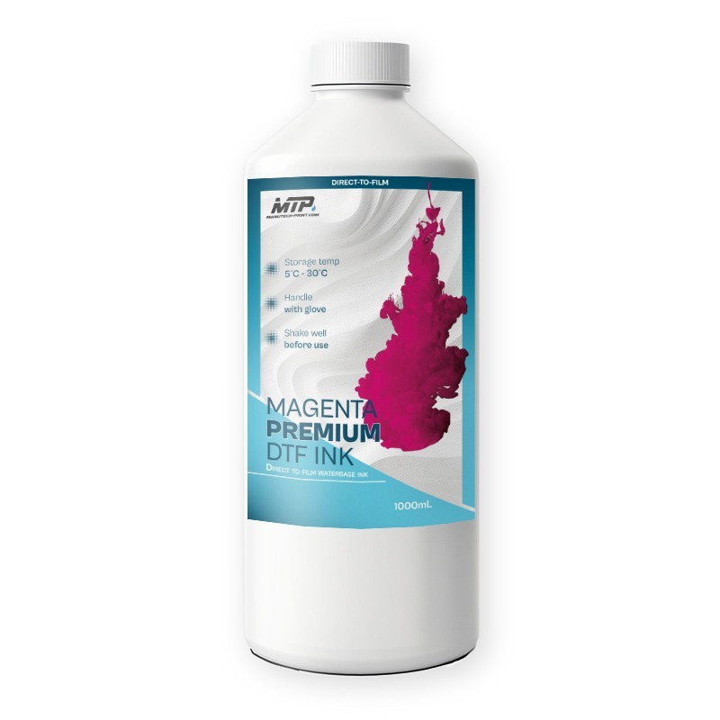 Bouteille d'encre d'1 litre DTF MTP Premium Magenta