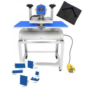 Presse à chaud électrique double plateaux MTP 4050DPE + Table + 5 Kits de plateaux + 4 Lasers